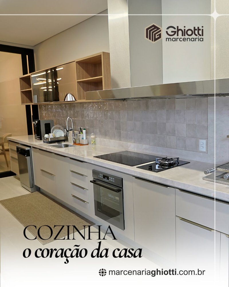 A cozinha deixou de ser apenas uma área de serviço. Ela é o coração da sua casa.