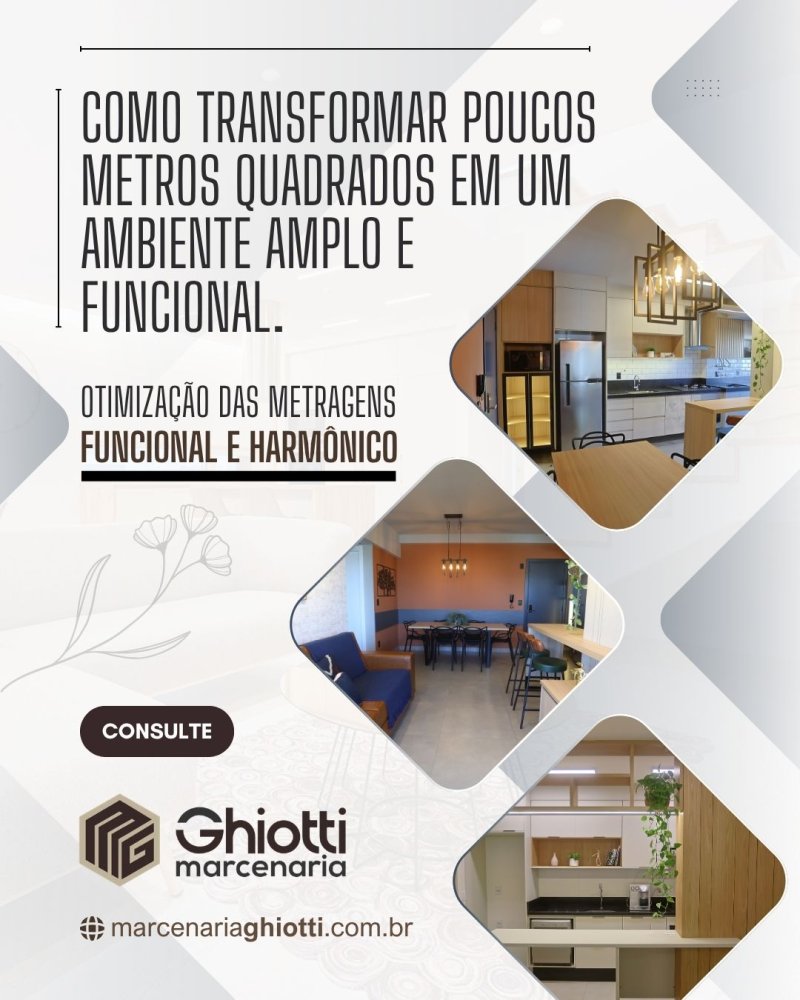 Como transformar poucos metros quadrados em um ambiente amplo e funcional