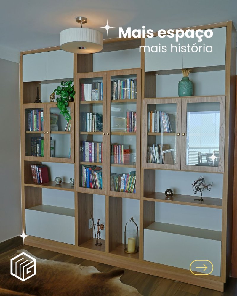Mais espaço, mais história