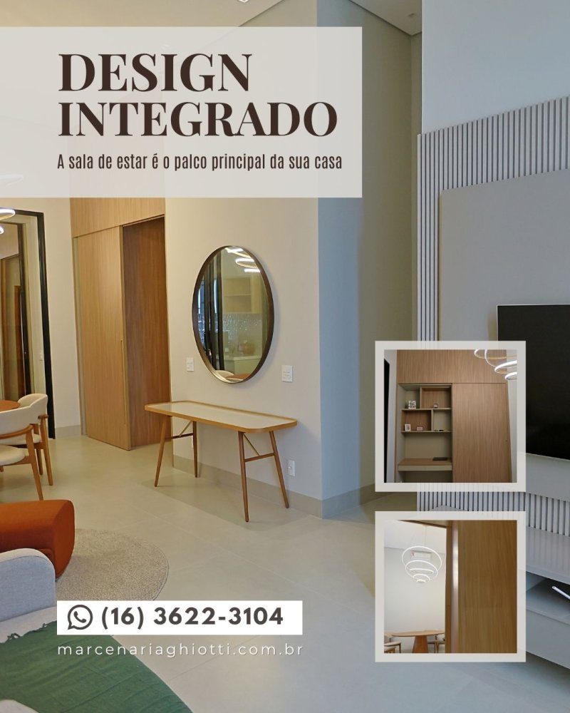 O design integrado que conta a sua história: marcenaria como extensão da sua personalidade