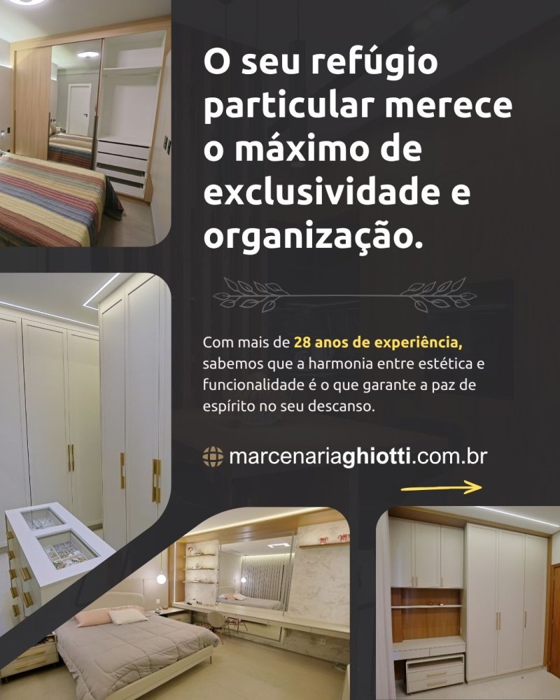O seu refúgio particular merece o máximo de exclusividade e organização